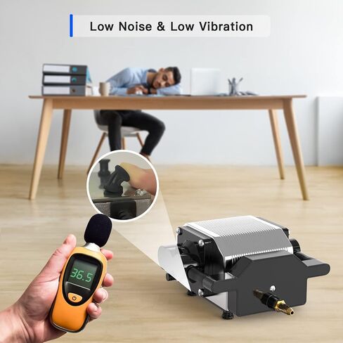 BROVR Air Assist, Air Pump for Most of Laser Cutter and Engraver,Air Assist Pump Kit with Adjustable 30L/Min,for CNC Cutting and Laser Engraving,Remove Smoke in Kuwait