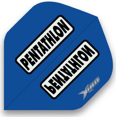 US Darts Pentathlon X180 Black Super Thick Standard Dart Flights - 3 Sets (9 Flights) - 180 Micron in Saudi Arabia