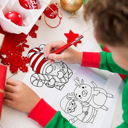 Zhanmai 48 Pcs Holiday Headbands Craft Kits Paper Crowns Art Party Hats for Kids Color Your Own Activities Supplies in Kuwait