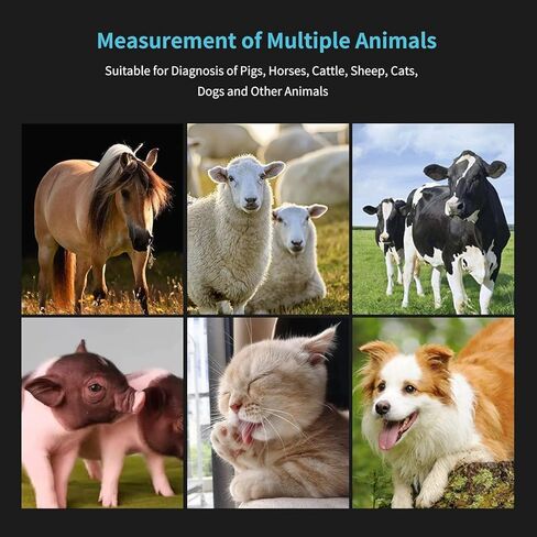 ماسح ضوئي بالموجات فوق الصوتية البيطرية للبقر، مع مسبار قطاع ميكانيكي مقاوم للماء 3.5 ميجا هرتز للكلاب والقطط والأغنام والخيول، وشاشة عرض LCD ملونة مقاومة للماء مقاس 5.6 بوصة in Kuwait