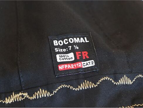 BOCOMAL Welding Cap High Deep CAT2 Flame Resistant Midweight 6 pannel Welder Caps in Saudi Arabia