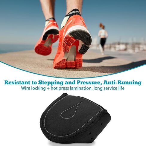 Heel Cushions for Heel Pain Relief, Heel Protectors, Heel Spur Relief Products, Heel Cup Cure for Plantar Fasciitis, Heel Supports for Heel Pain Relief (1 Pair - Large) in Saudi Arabia