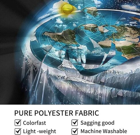 AnnyMart Flat Earth & Dome Art Boutique Decorative Wall Tapestry Aesthetic Home Decor 60x51 Inch in Saudi Arabia