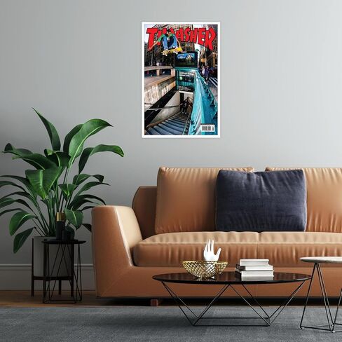 Magazine Cover Poster Room Decor Aesthetics Print Canvas Wall Art Skateboard Posters Teen Boys Wall Decor Gifts 16X24inch Unframed in Saudi Arabia