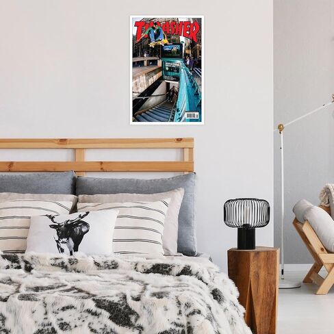 Magazine Cover Poster Room Decor Aesthetics Print Canvas Wall Art Skateboard Posters Teen Boys Wall Decor Gifts 16X24inch Unframed in Saudi Arabia