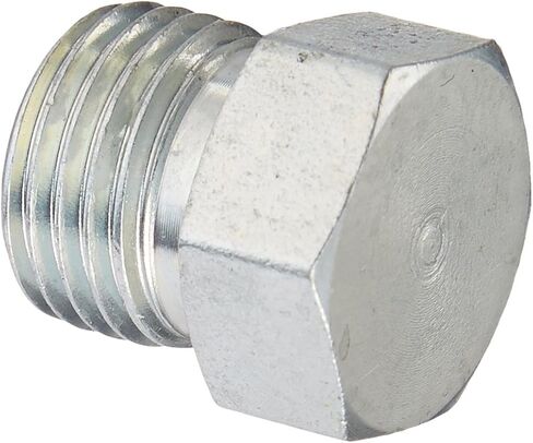 Brennan Industries FS2408-04 Steel Plug O-Ring Face Seal Fitting, 9/16"-18 Male Face Seal x 9/16"-18 Male Face Seal in Saudi Arabia
