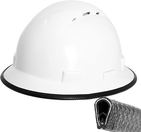 Full Brim Hard Hat Guard, Hard Hat Accessories, Strengthen Helmet Protection, 1PCS Length 36.6in, Black in Saudi Arabia