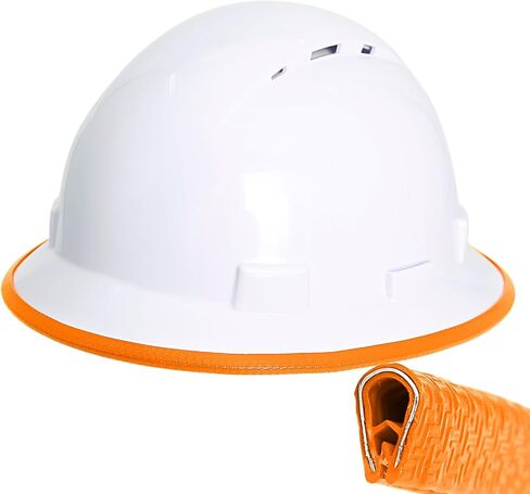 Full Brim Hard Hat Guard, Hard Hat Accessories, Strengthen Helmet Protection, 1PCS Length 36.6in, Black in Saudi Arabia
