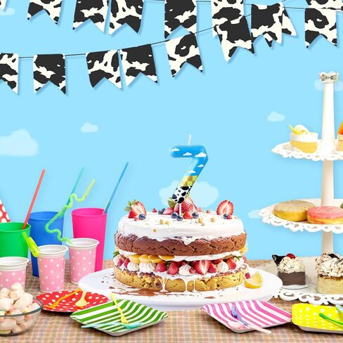 Number Birthday Candles for Cake, Height 4.33in Cake Decoration Birthday Candles Kids Birthday Cake Decoration Cupcake Topper for Boy Girl Children Birthday Party Supply (Number 2) in Saudi Arabia