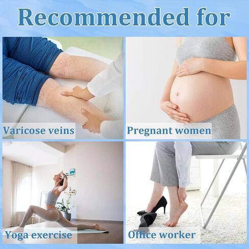 القمر الخشب حجم كبير المفتوحة تو الفخذ جوارب عالية الضغط 15-20mmHg واسعة العجل بدون أكمام جوارب ضغط للنساء in Kuwait