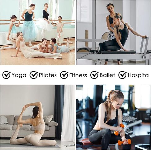 Sticky Socks for Pilates 3 Pairs Soft Grippy Socks Yoga Socks for Women Non Slip Barre Socks with Grips for Women Barre Dance Workout(Black, White, Grey) in Saudi Arabia
