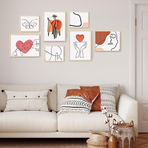 KINLINK 12x16 Frames Natural Oak Wood Frames with Acrylic Plexiglass, 4 Pack in Saudi Arabia