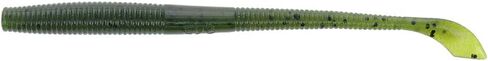Yamamoto 5" Kut Tail Worm - Realistic Easy-to-Use Soft Plastic Fishing Lure Baits - 10 Pack, Green Pumpkin with Small Red/ 042J in Kuwait