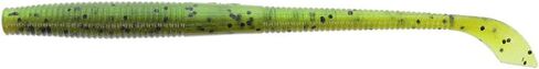 Yamamoto 5" Kut Tail Worm - Realistic Easy-to-Use Soft Plastic Fishing Lure Baits - 10 Pack, Green Pumpkin with Small Red/ 042J in Kuwait