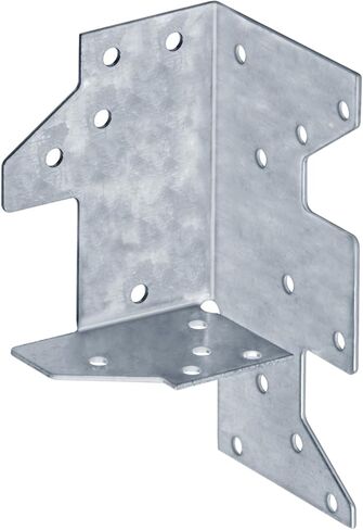 20 Pack Framing Angle Anchor Right Side, 4 x 2 x2 in. Steel Triple Grips, 18 Gauge Hurricane Tie 90 Degree L Bracket for Fixing Timber Joints, Roof Truss/Stud/Rafter to Wall Plate Connector in Saudi Arabia