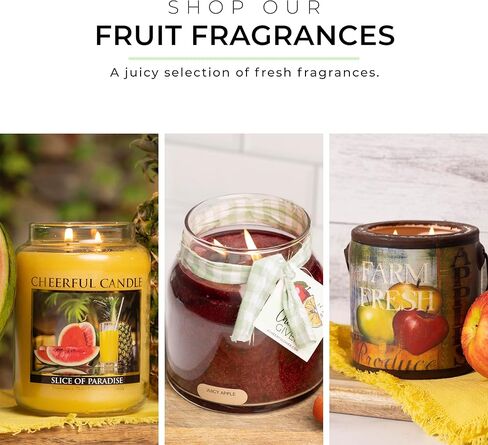 A Cheerful Giver - Cranberry Orange - 34oz Papa Scented Candle Jar with Lid - Keepers of the Light - 155 Hours of Burn Time, Gift for Women, Red in Kuwait