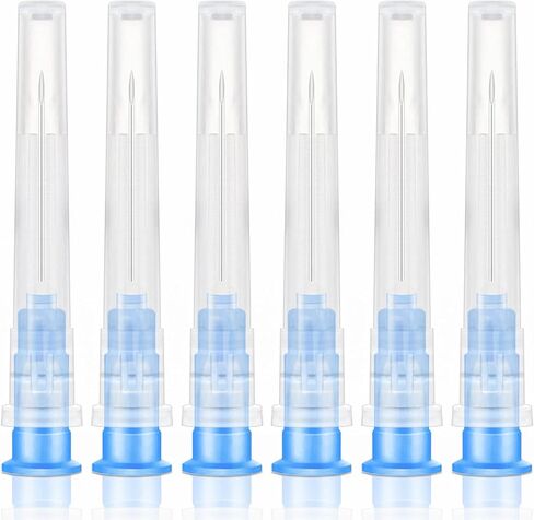120Pcs 18Gauge Dispensing Needles 1 Inch with Cap Individually Wrapped Sealed for Scientific Labs, Measuring Refilling, Industrial Dispensing Accessories in Saudi Arabia