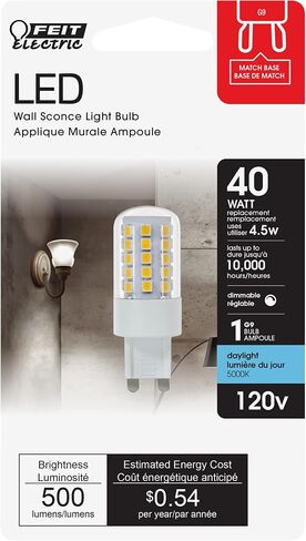 FEIT BPG940/830/LED 500 Lumen Warm White G9 LED Light Bulb in Saudi Arabia