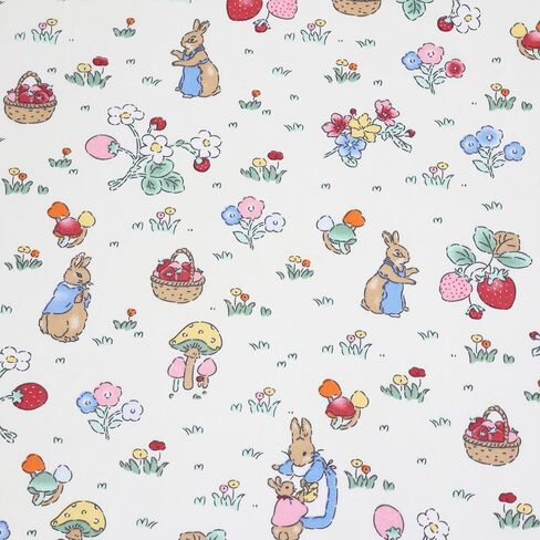 Colorful Floral Cotton Fabric by The Yard, Blooms Blossoms Garden Oil Painting Style Print Quilting Fabric for Sewing, Upholstery, Arts & Crafts Decor, 36" x 63", Green Pale Yellow Blue in Kuwait