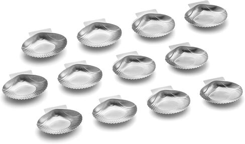 Outset Grillable Shells, Ceramic Oyster Shells, Set of 12 Shells For Grilling, Baking and Serving in Saudi Arabia