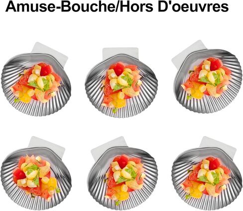 Outset Grillable Shells, Ceramic Oyster Shells, Set of 12 Shells For Grilling, Baking and Serving in Saudi Arabia