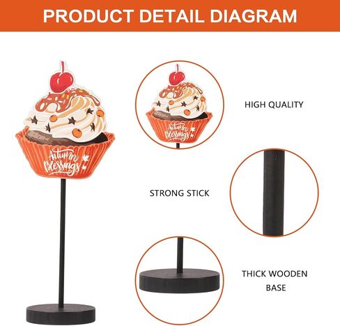 ديكور الخريف من RoseCraft، 3 قطع خشبية لتزيين سطح الطاولة للخريف للمنزل المزرعة وحصاد الأعشاب الضارة وأعياد الميلاد وديكور الحفلات الداخلية - برتقالي. in Kuwait