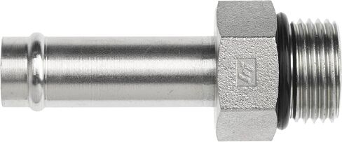 Brennan Industries 4604-10-08-O محول فولاذي مستقيم، 3/4"-16 خيط ORB، 5/8" خرطوم بار × 3/4"-16 ذكر O-Ring Boss، 0.875" سداسي in Kuwait