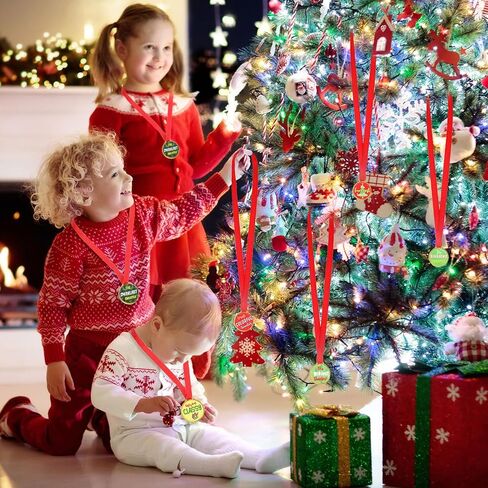 Shappy 18 Pcs Christmas Medal Award for Ugliest Sweater Contest Ugly Sweater Award Prizes Xmas Medals with Red Neck Ribbon for Holiday Ugliest Sweater Party Christmas Tree Ornaments in Saudi Arabia