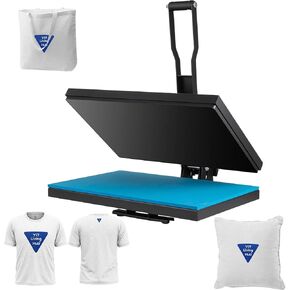Heat Press Machine 16x20 Inch, High Pressure Clamshell Heat Press 1700W, Large Heat Press Digital Control Heat Transfer Machine for T Shirts