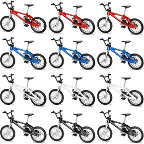 12 Pieces Finger Bikes Mini Extreme Sports Finger Bike Miniature Metal for Creative Game Favors Gifts