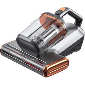 Mattress Vacuum Cleaner with 15Kpa Suction Powerful Double-Cup, 99.9% Filtration Bed Vacuum Cleaner with UV & Ultrasonic, Handheld Vacuums for Keep Your Sleep Healthy