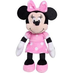 Disney Junior Mickey Mouse Bean Plush Minnie Mouse Stuffed Animal, Officially Licensed Kids Toys for Ages 2 Up by Just Play