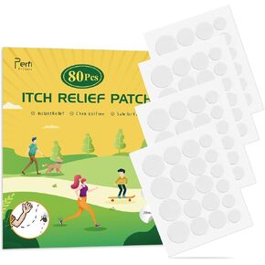 Itch Relief Patch 60pcs Anti Itch Stickers Nature Formula Hydrocolloid Fast Bite Itch Relief Chemical-Free & Safe for Kids Reduces Swelling Prevents Scratching Minimize Dark Marks Available in 3 Sizes