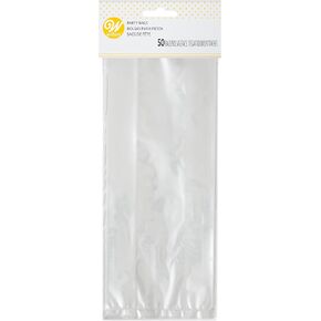Wilton Party Bags 4"x9-1/2" (50/pkg-clear)