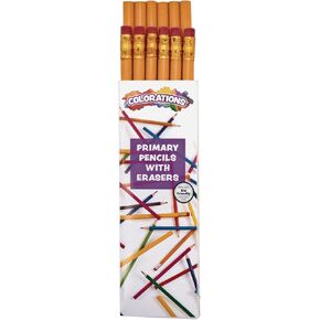 Colorations Colored Pencils - Set of 36,Hexagonal easy grip, Oversized Core for less breakage