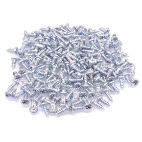Yodaoke 300pcs #6 x 3/8" Zinc Phillips Pan Head Wood Screws