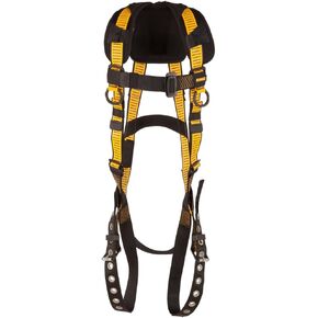 DEWALT D1000 Vest Style, 5-Point, back d-ring, PT chest, TB legs, Shoulder pads