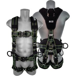 FRONTLINE FALL PROTECTION 200RE Elite™ Lite Climbing/Rescue Full Body Harness with Aluminum Quick Connect Buckles