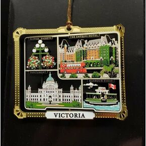 Victoria Canada Ornament Brass Landmarks