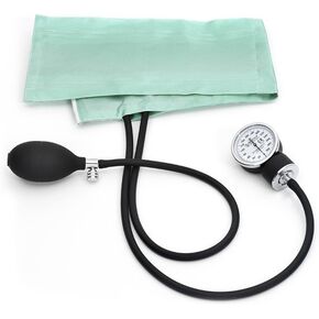 Prestige Medical 82-AQS Premium Adult Aneroid Sphygmomanometer, Aqua Sea