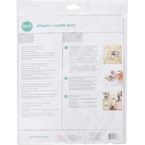 12 x 12-inch 3-Ring Album Page Protectors by We R Memory Keepers 10 Pack, Albums Refills Arts Crafts Supplies Scrapbooking Scrapbook Supplies Scrapbook Page Protector 12x12 Scrapbook Page Kits