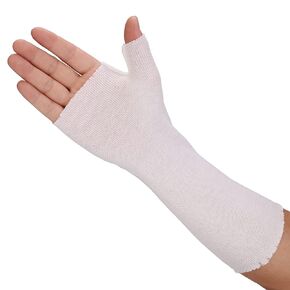 Velpeau Comfy Arm Sock for Splints (Pack of 10) Wrist and Thumb Spica Stockinette Wrap Liner，Cotton Skin Protection Sleeve, Pre-Wrap Air Arm Casts Cover for Women Men (Medium
