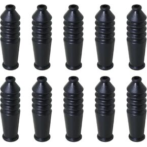 Heyous 10PCS Mountain Bike Accessory Mountain Bike V Brake Cable Protector Black Brake Cable Guard Bicycle Dust Cover Brake Cable Cap Suitable for Brake and Derailleur Internal Cable