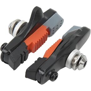 1 Pair of Road Bike Brake Pads C Type Aluminum Alloy Brake Linings Low Noise Wear Resistant Bicycle Caliper Brake Blocks Suitable for Road Bikes That Can Replace Brake Pads