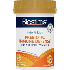 Biostime 2'FL HMO Baby Prebiotic Powder + Vitamin D for Kids, Toddlers and Infants | Human Milk Oligosaccharides | Probiotics Growth for Kids * | Strong Bone Support | Immune Support | 28 Servings