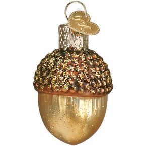 Old World Christmas Acorn Glass Blown Ornament for Christmas Tree