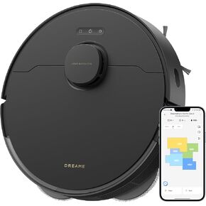 dreame L10s Pro Gen 2 Robot Vacuum and Mop Combo, 7000Pa Suction, DuoScrub Mopping,7mm Auto Lifting Mop, Ultrasonic Carpet Detection, All-Rubber Roller Brush, Ideal for Pet Hair, Hard Floor and Carpet