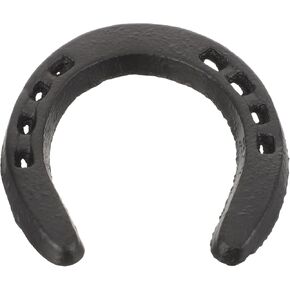 تودمومي على شكل حدوة حصان من الحديد الزهر متوسط ​​الحجم من الحديد الزهر ديكور حائط على شكل حدوة حصان للداخل أو الخارج (أسود) in Kuwait