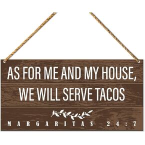 Kitchen Wood Sign Decor, Kitchen Wall Decorations Dinning Room Door Hanging Sign Decor, Housewarming Kitchen Gifts for Women Men New House Home, Gathered Around The Table