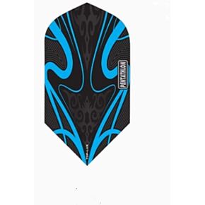 US Darts Pentathlon Light Blue TOP LUX Slim Dart Flights - 3 Sets (9 Flights) - 100 Micro Ex-Tough in Kuwait